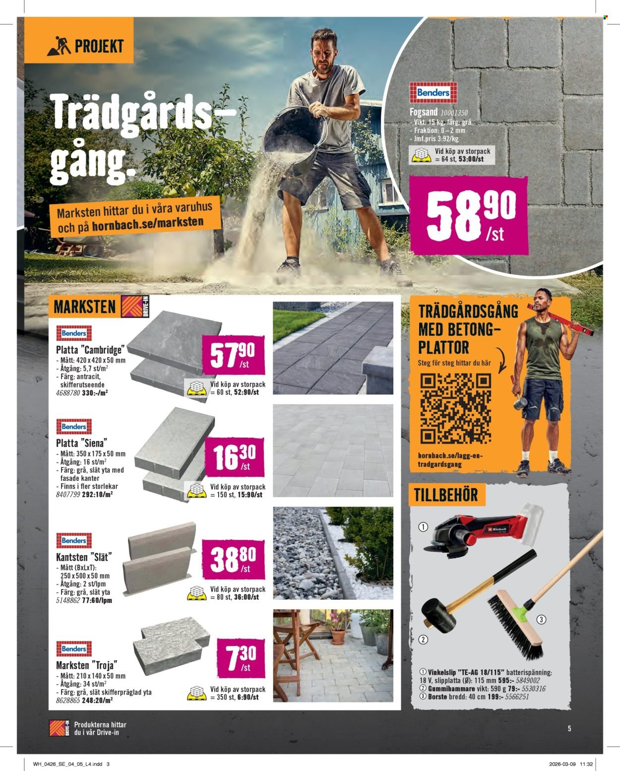 HORNBACH reklamblad - T.o.m. onsdag 01/04 2026