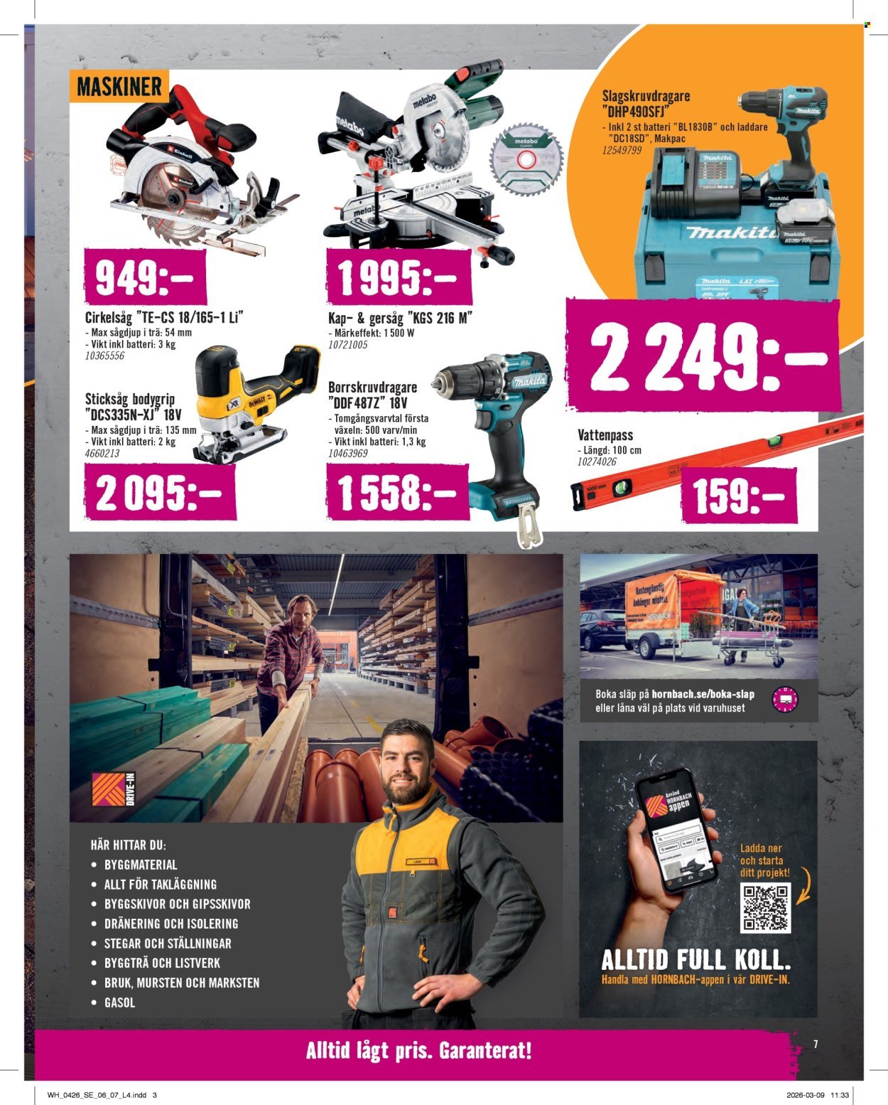 HORNBACH reklamblad - T.o.m. onsdag 01/04 2026