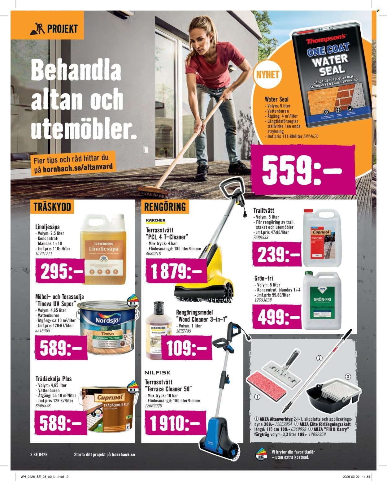 HORNBACH reklamblad - T.o.m. onsdag 01/04 2026