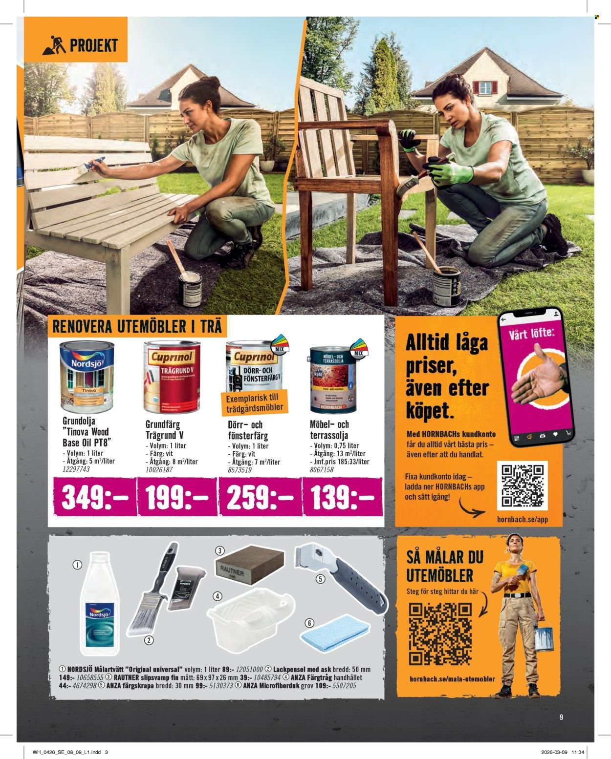 HORNBACH reklamblad - T.o.m. onsdag 01/04 2026
