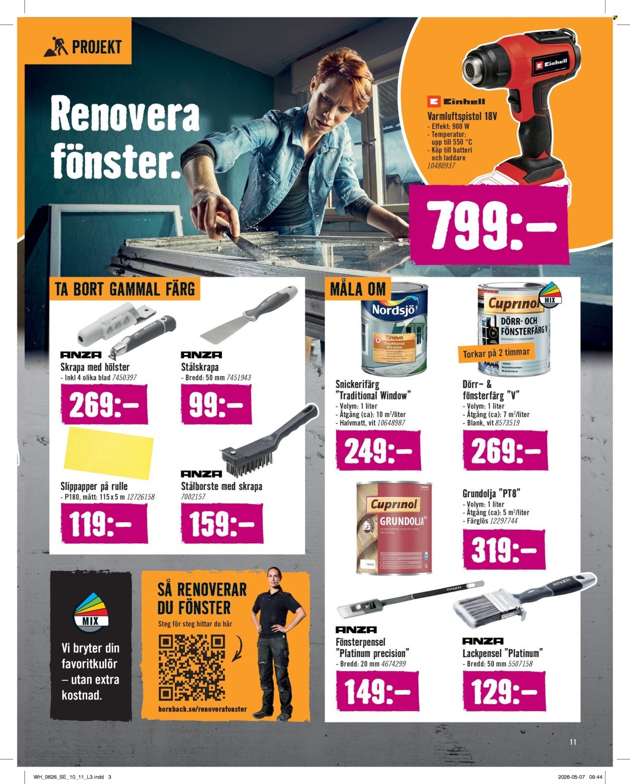 HORNBACH reklamblad - T.o.m. måndag 01/06 2026