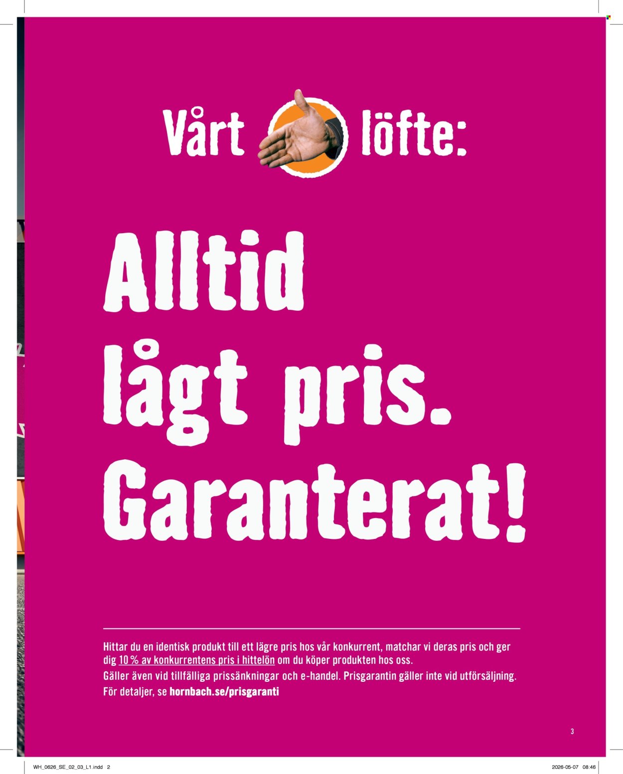 HORNBACH reklamblad - T.o.m. måndag 01/06 2026