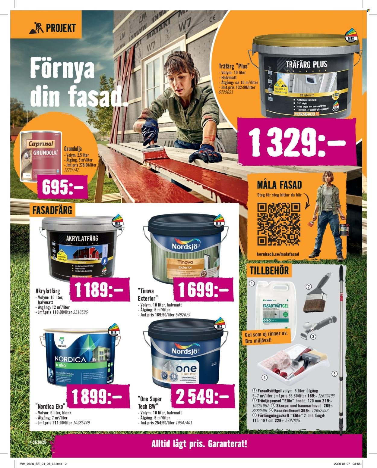 HORNBACH reklamblad - T.o.m. måndag 01/06 2026