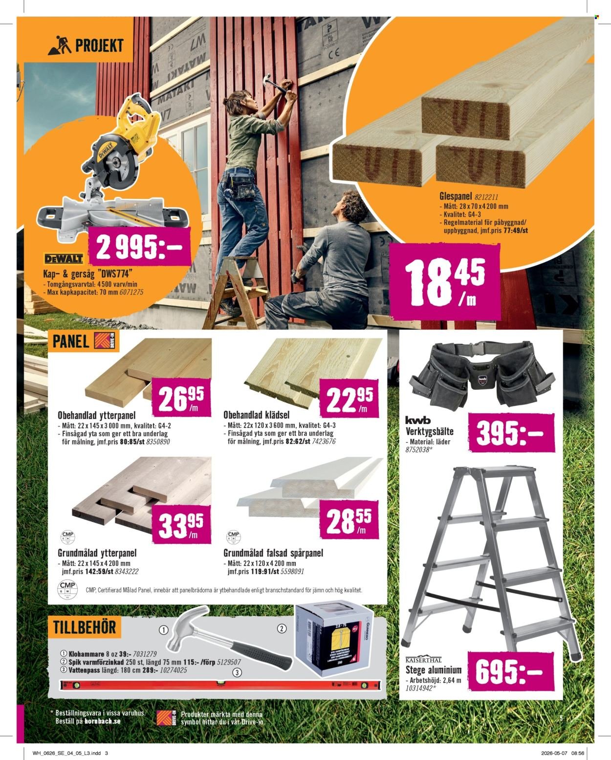 HORNBACH reklamblad - T.o.m. måndag 01/06 2026
