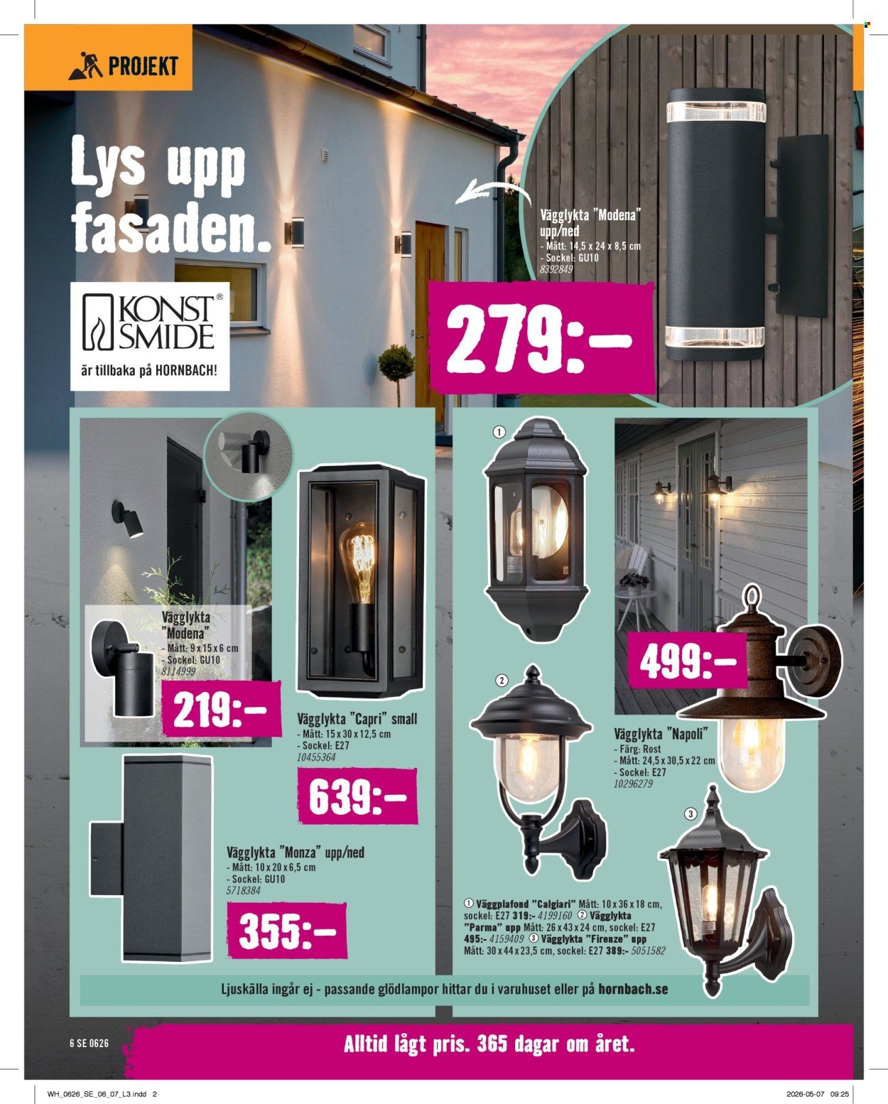 HORNBACH reklamblad - T.o.m. måndag 01/06 2026