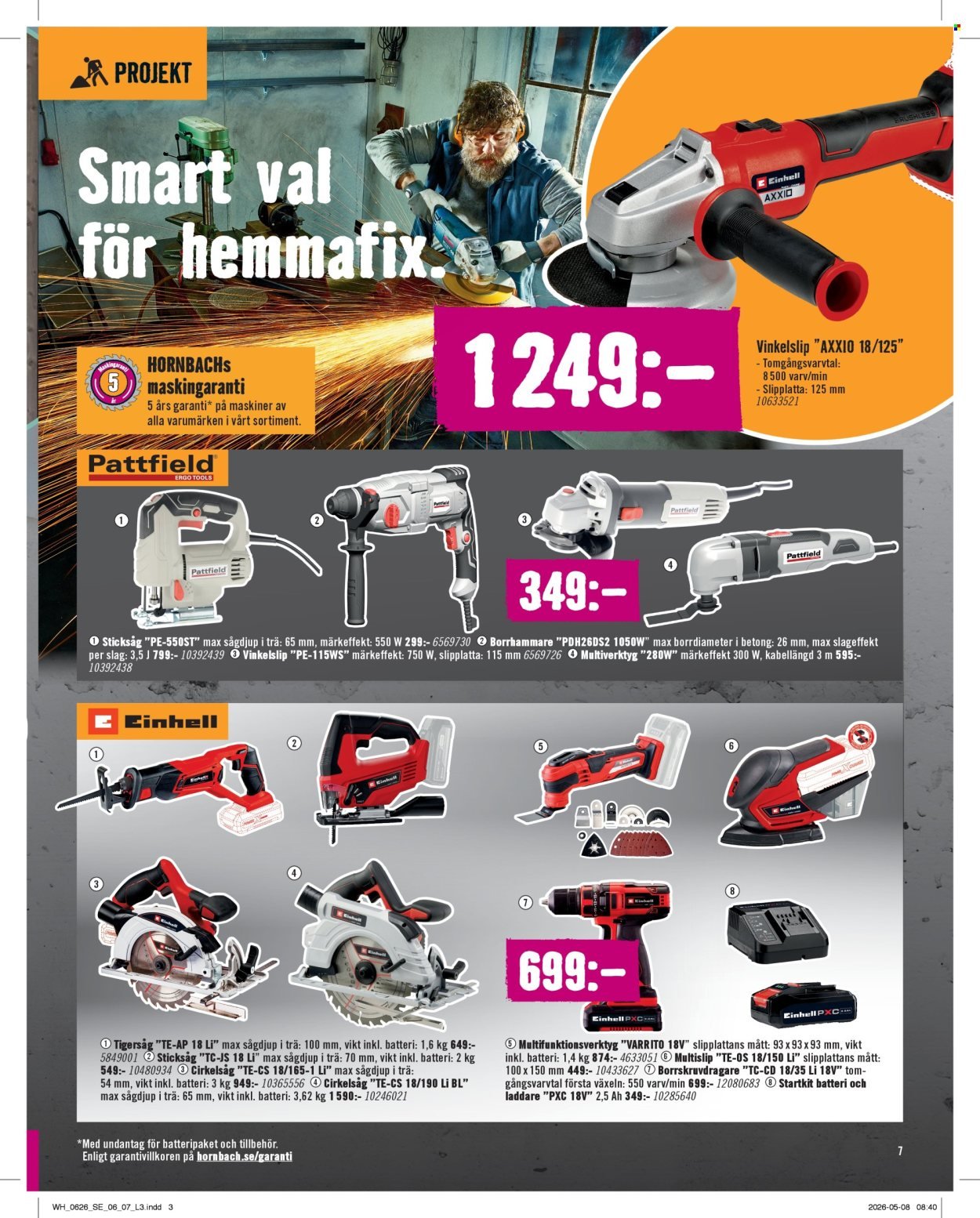 HORNBACH reklamblad - T.o.m. måndag 01/06 2026