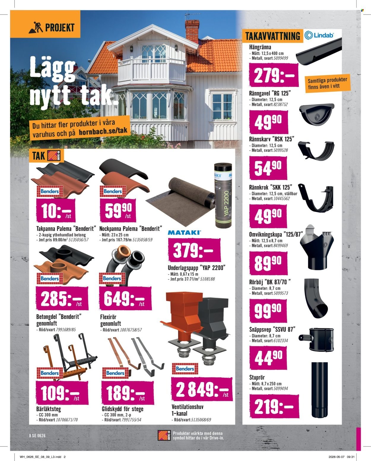 HORNBACH reklamblad - T.o.m. måndag 01/06 2026