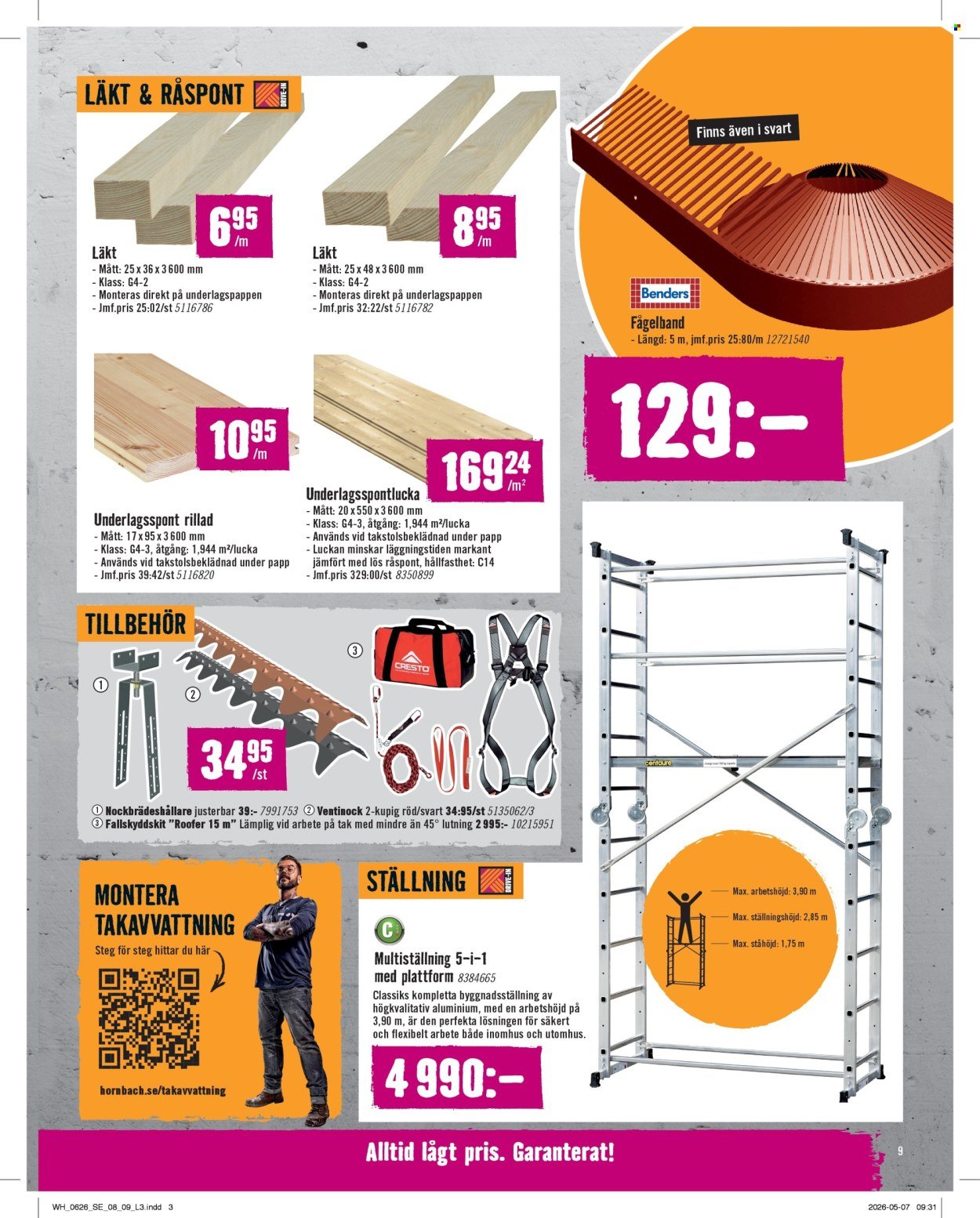 HORNBACH reklamblad - T.o.m. måndag 01/06 2026