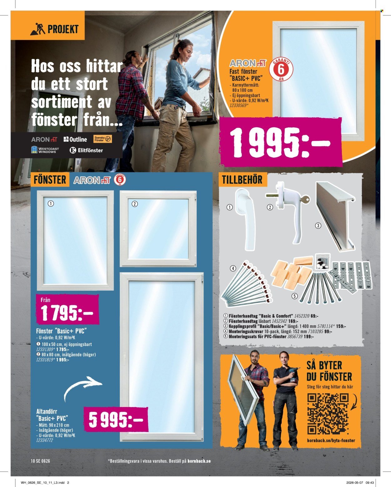 HORNBACH reklamblad - T.o.m. måndag 01/06 2026
