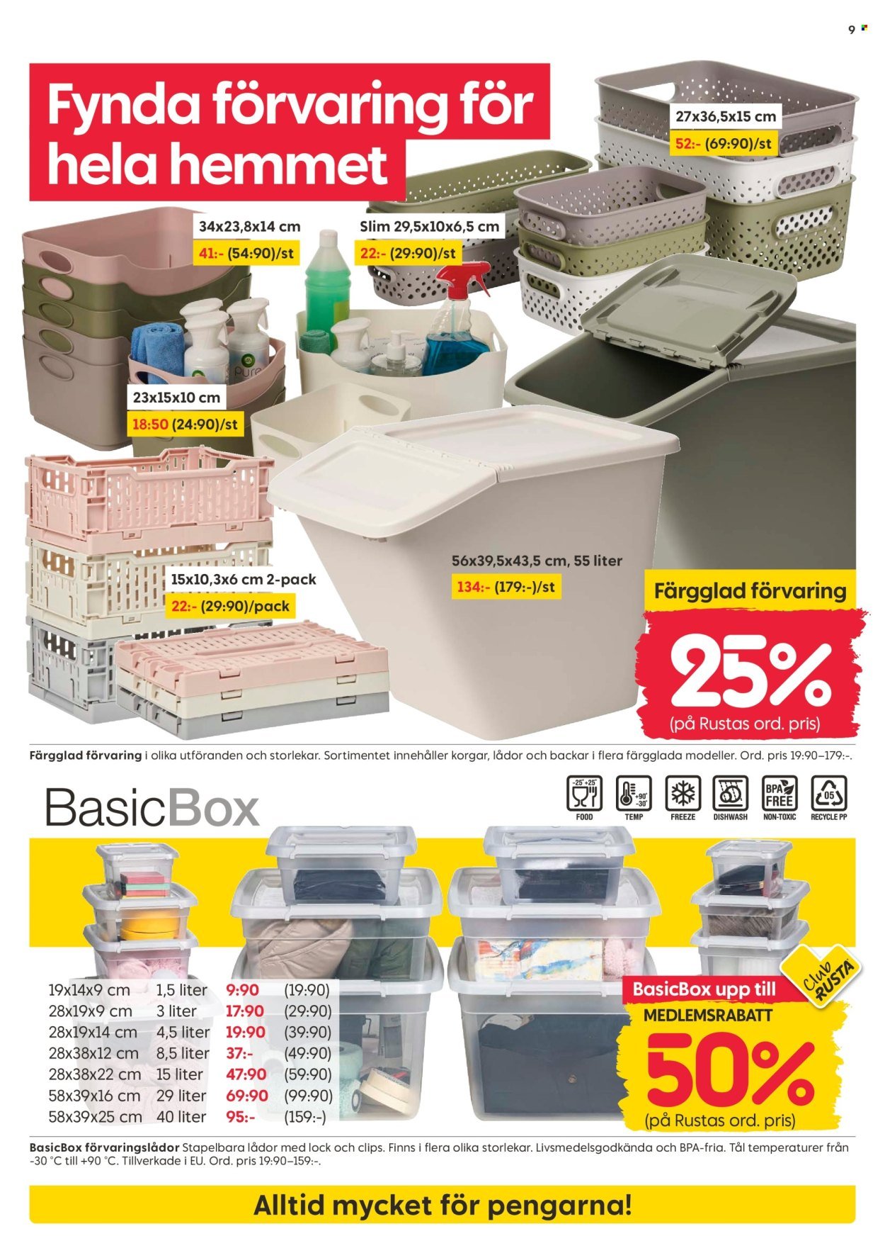 RUSTA reklamblad - T.o.m. måndag 05/01 2026