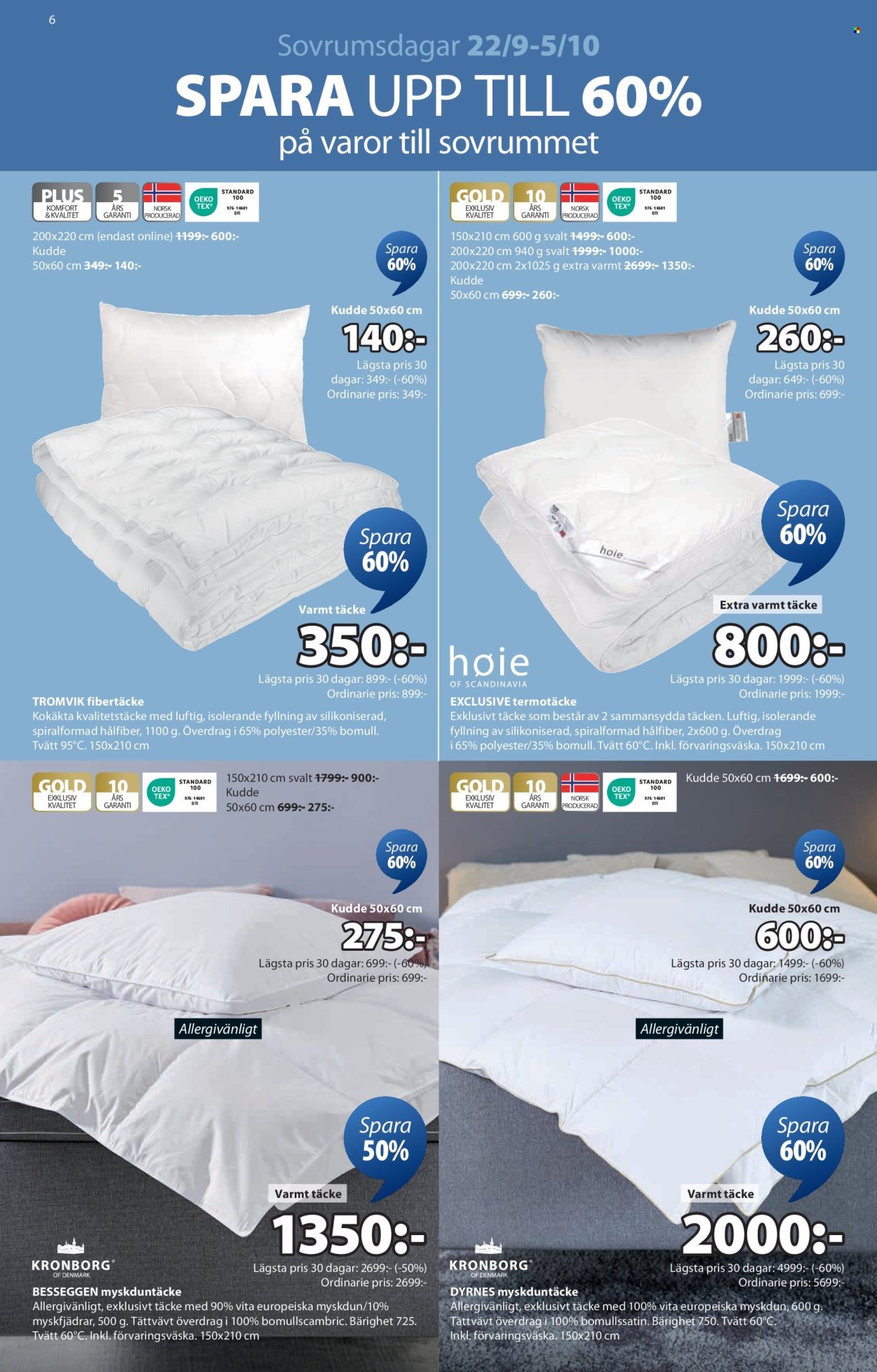JYSK reklamblad - Veckans erbjudanden (2025-09-22 - 2025-10-05)