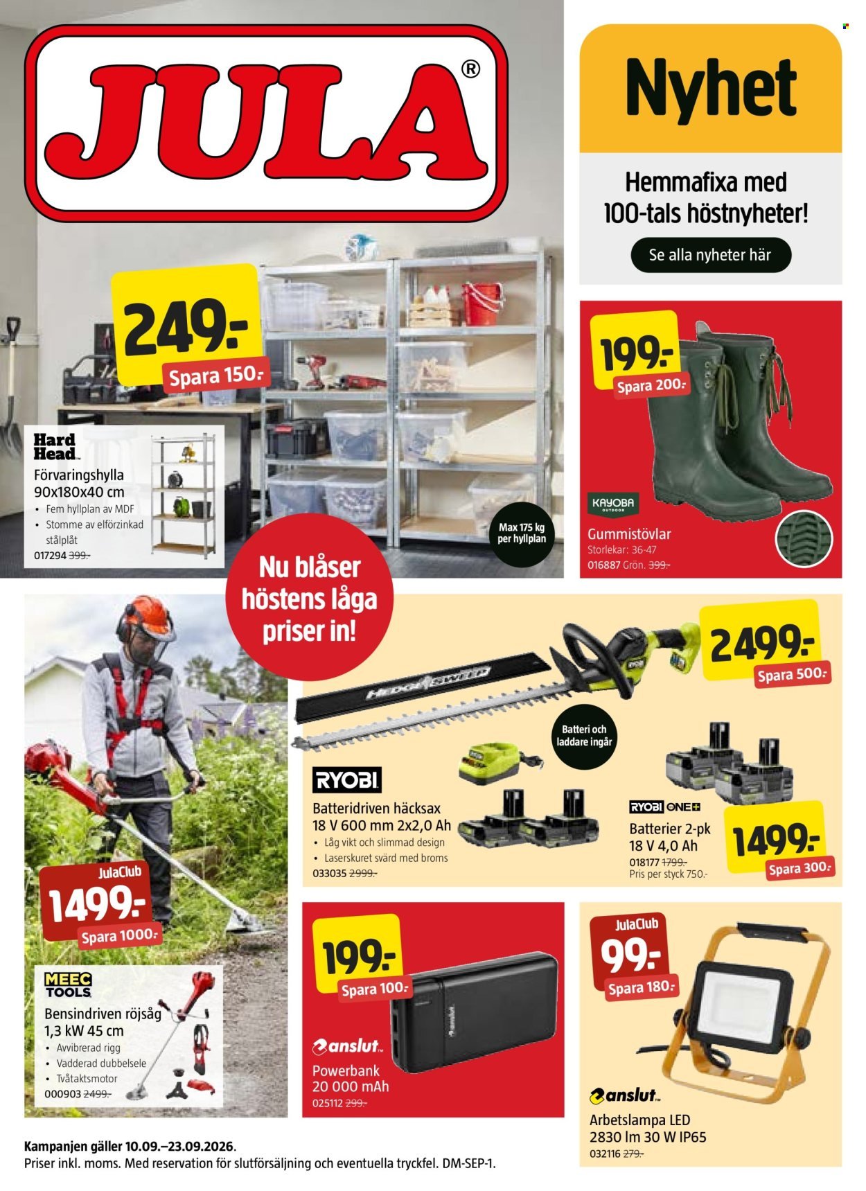 JULA reklamblad - T.o.m. fredag 11/09 2026