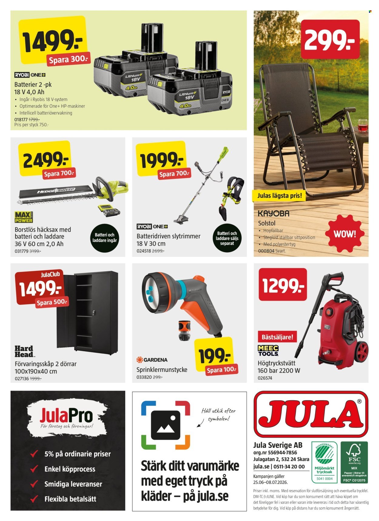 JULA reklamblad - T.o.m. torsdag 25/06 2026