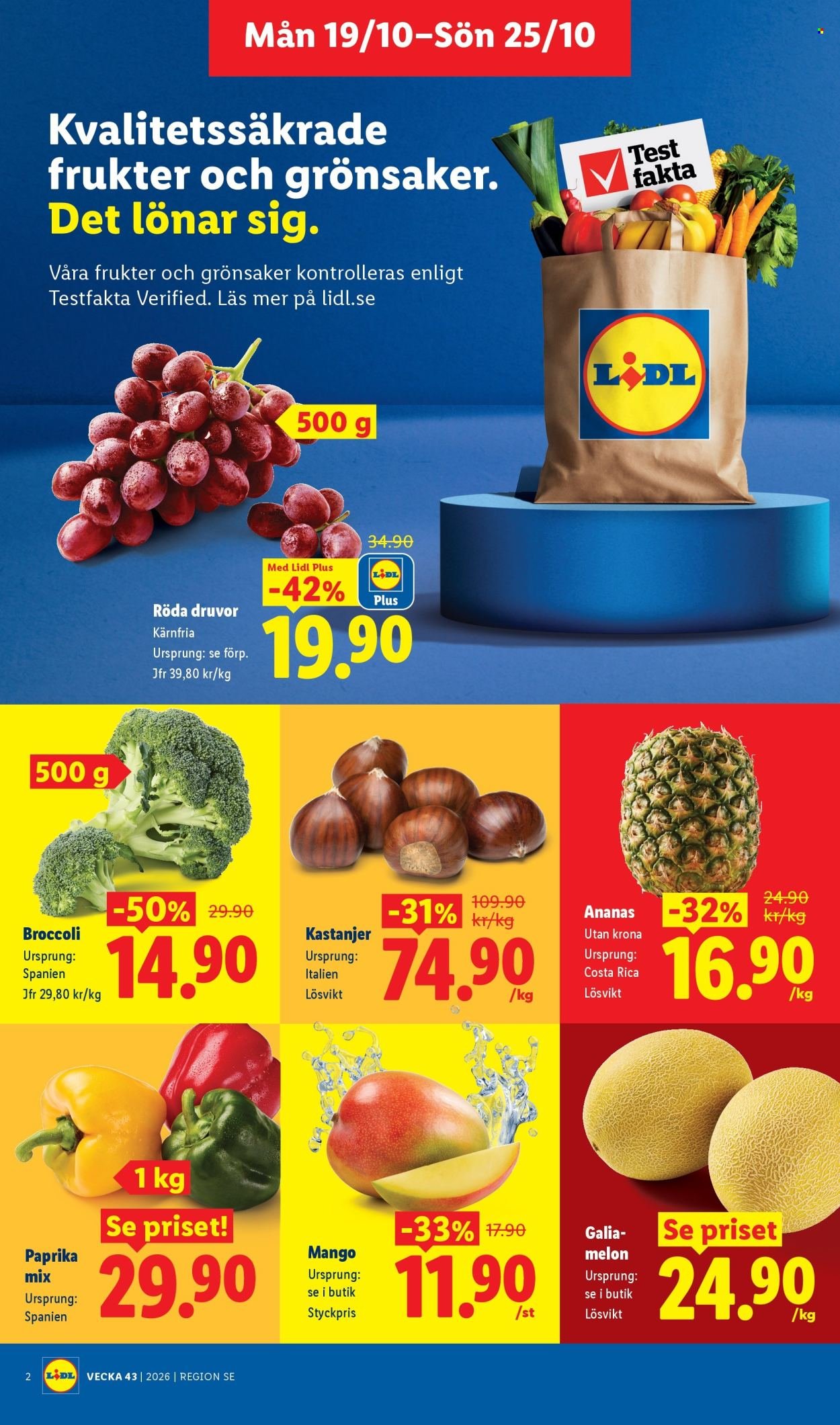 LIDL reklamblad - T.o.m. måndag 19/10 2026