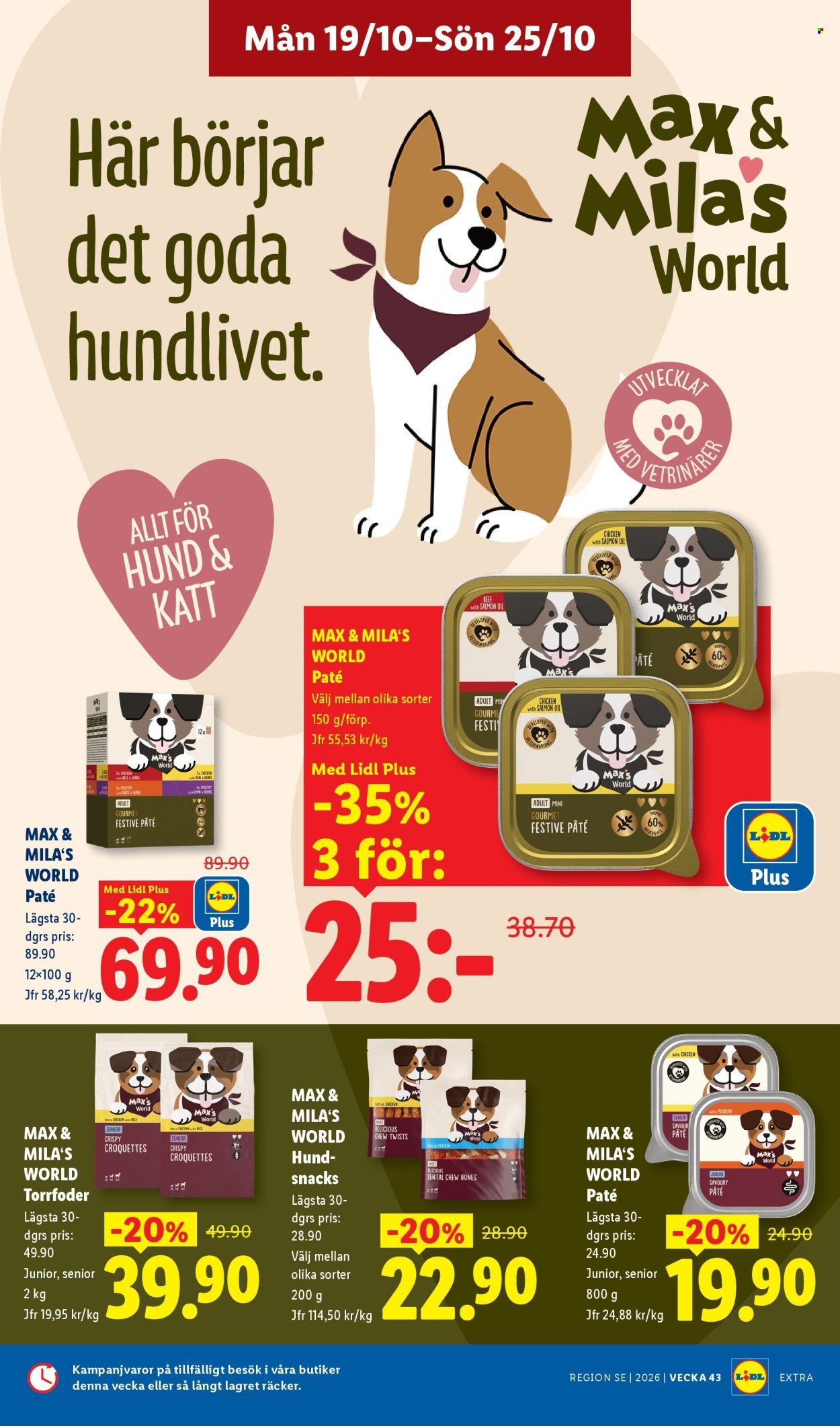 LIDL reklamblad - T.o.m. måndag 19/10 2026
