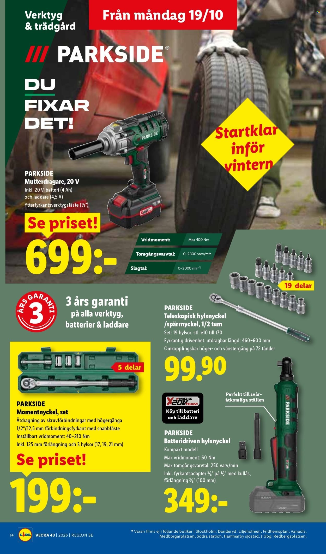 LIDL reklamblad - T.o.m. måndag 19/10 2026