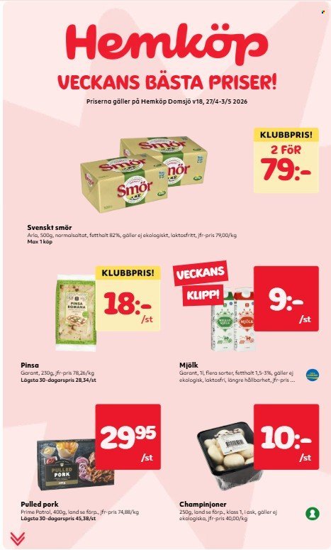 HEMKÖP reklamblad - T.o.m. måndag 27/04 2026