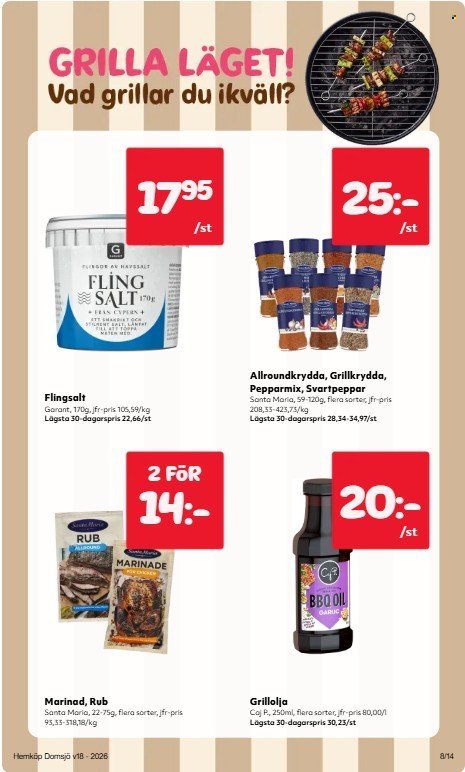 HEMKÖP reklamblad - T.o.m. måndag 27/04 2026