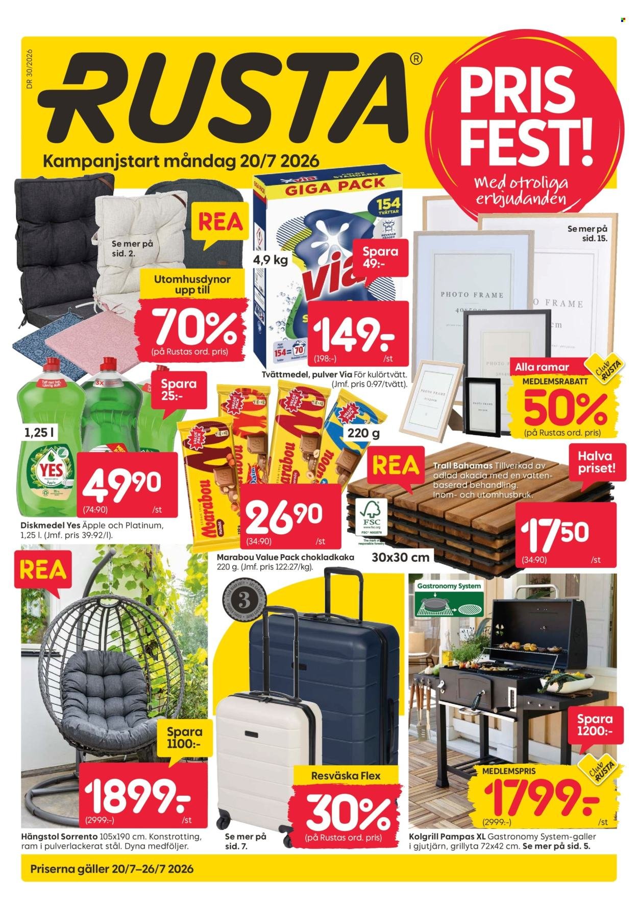 RUSTA reklamblad - T.o.m. måndag 20/07 2026