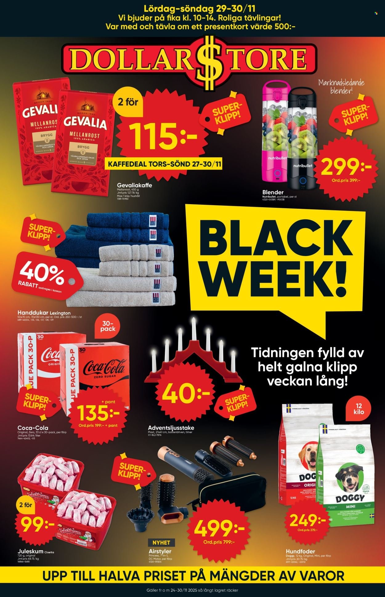 DOLLARSTORE reklamblad - T.o.m. måndag 24/11 2025
