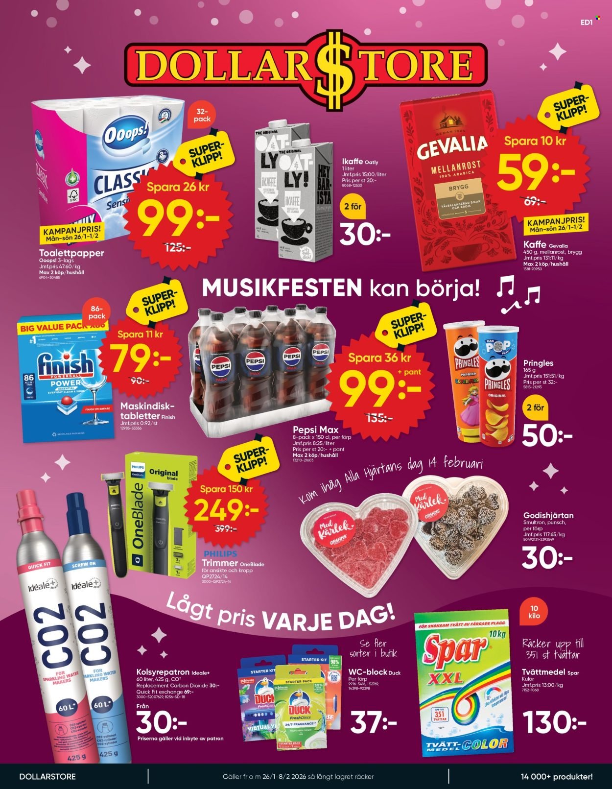DOLLARSTORE reklamblad - T.o.m. måndag 26/01 2026