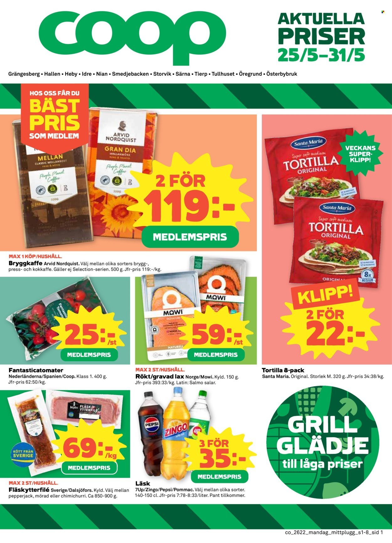 COOP reklamblad - T.o.m. måndag 25/05 2026