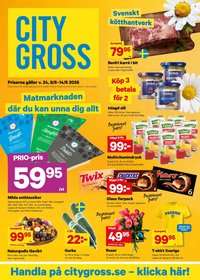 CITY GROSS reklamblad - T.o.m. måndag 08/06 2026