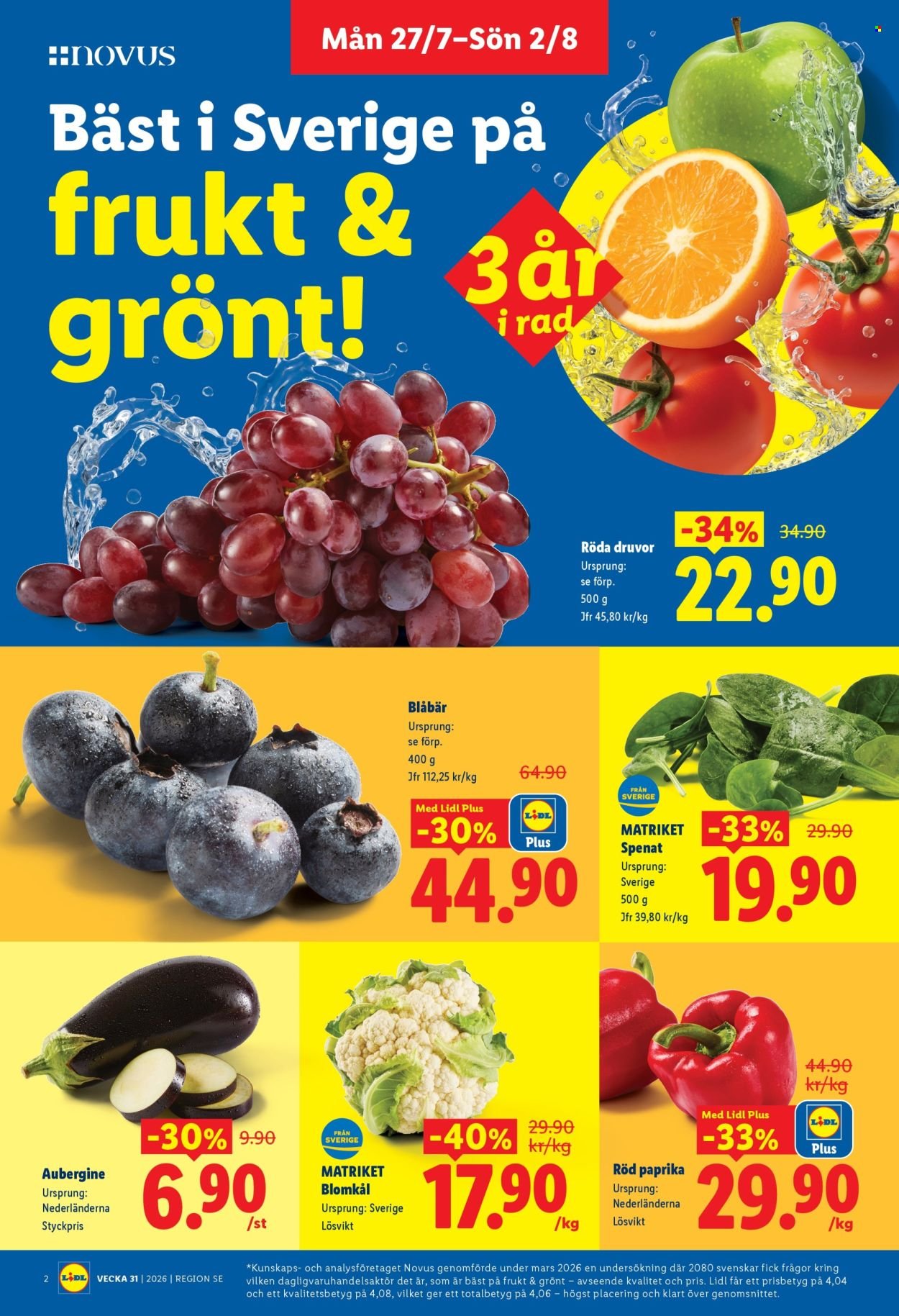 LIDL reklamblad - ERBJUDANDEN VECKA 31