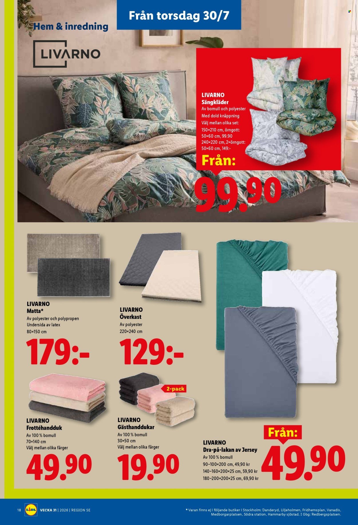 LIDL reklamblad - ERBJUDANDEN VECKA 31