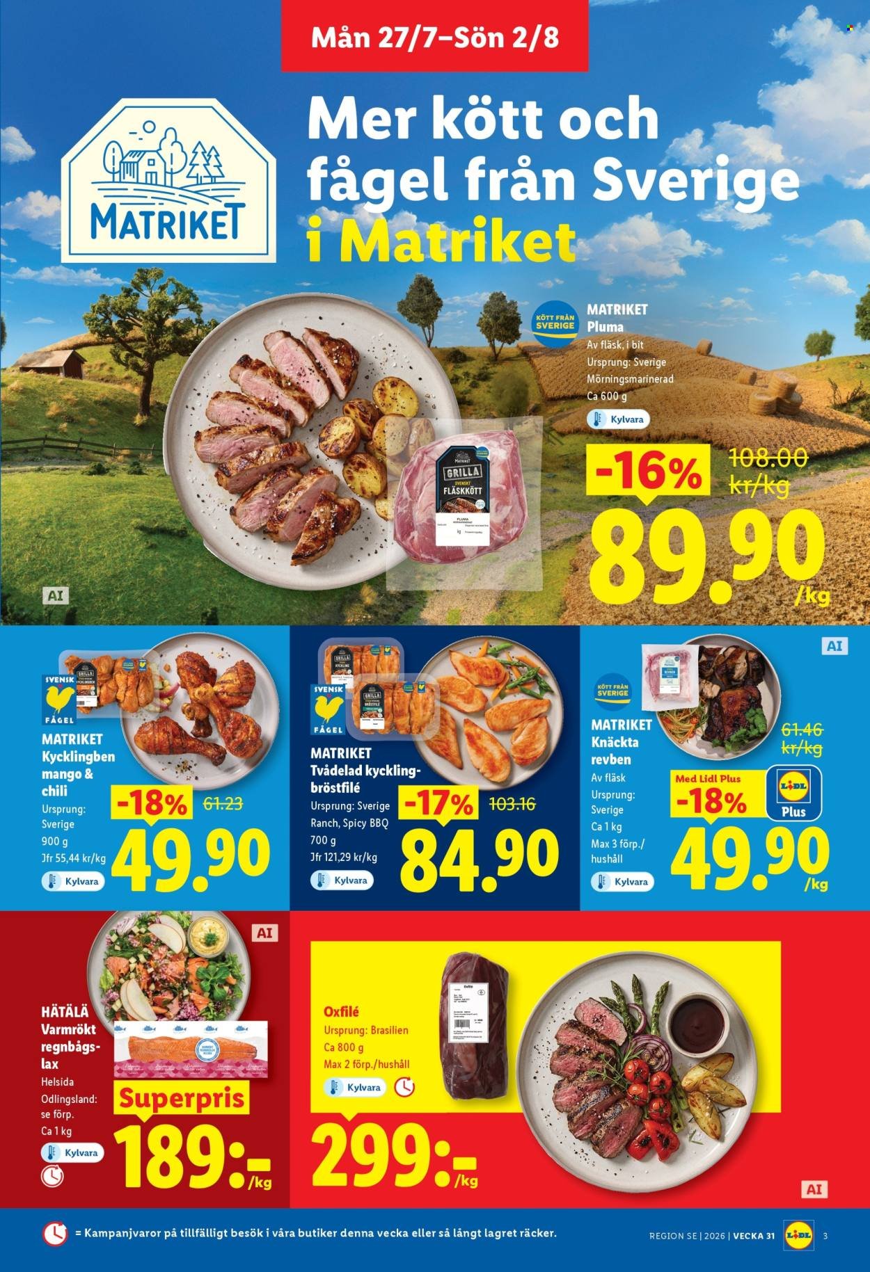 LIDL reklamblad - ERBJUDANDEN VECKA 31