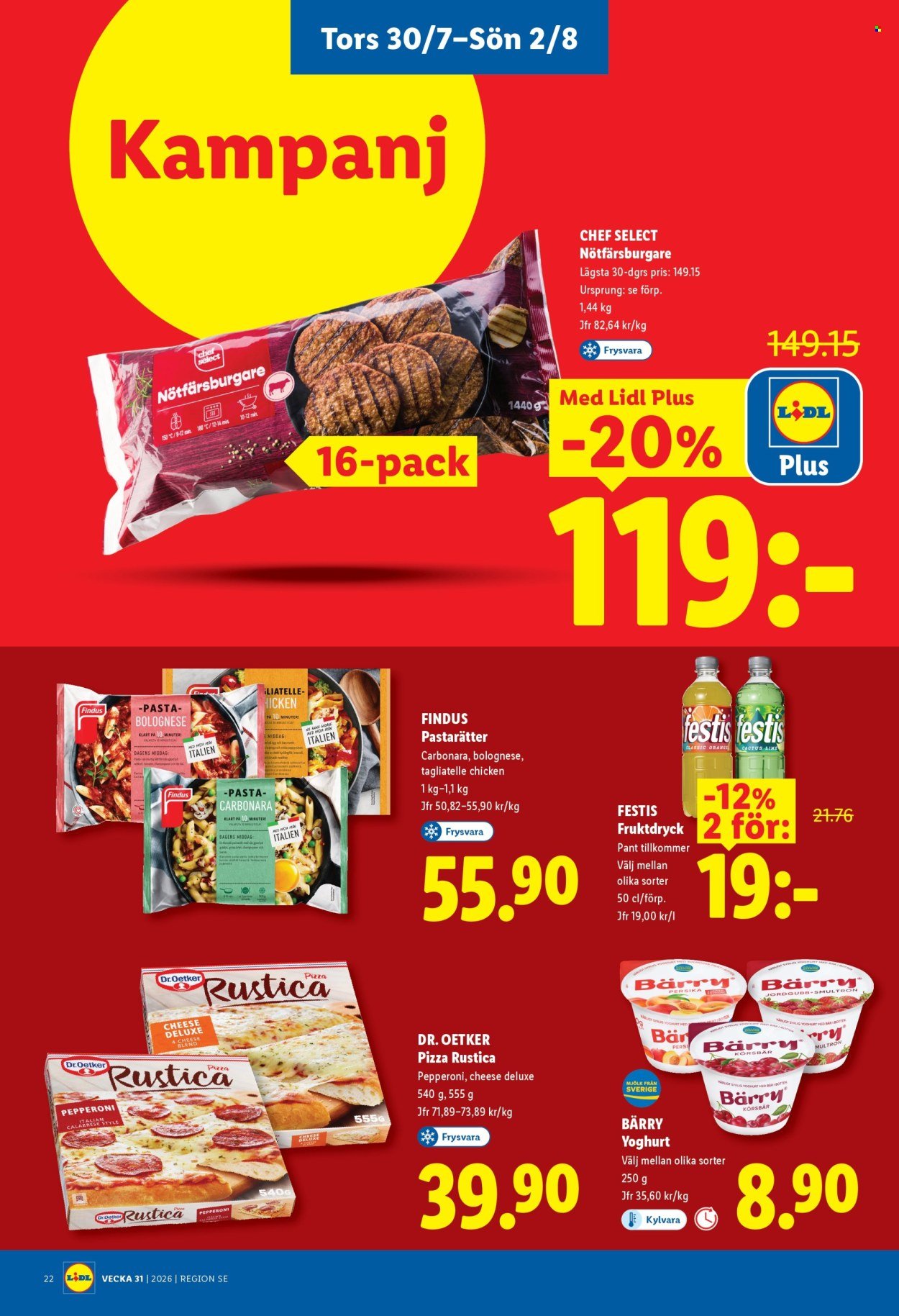 LIDL reklamblad - ERBJUDANDEN VECKA 31