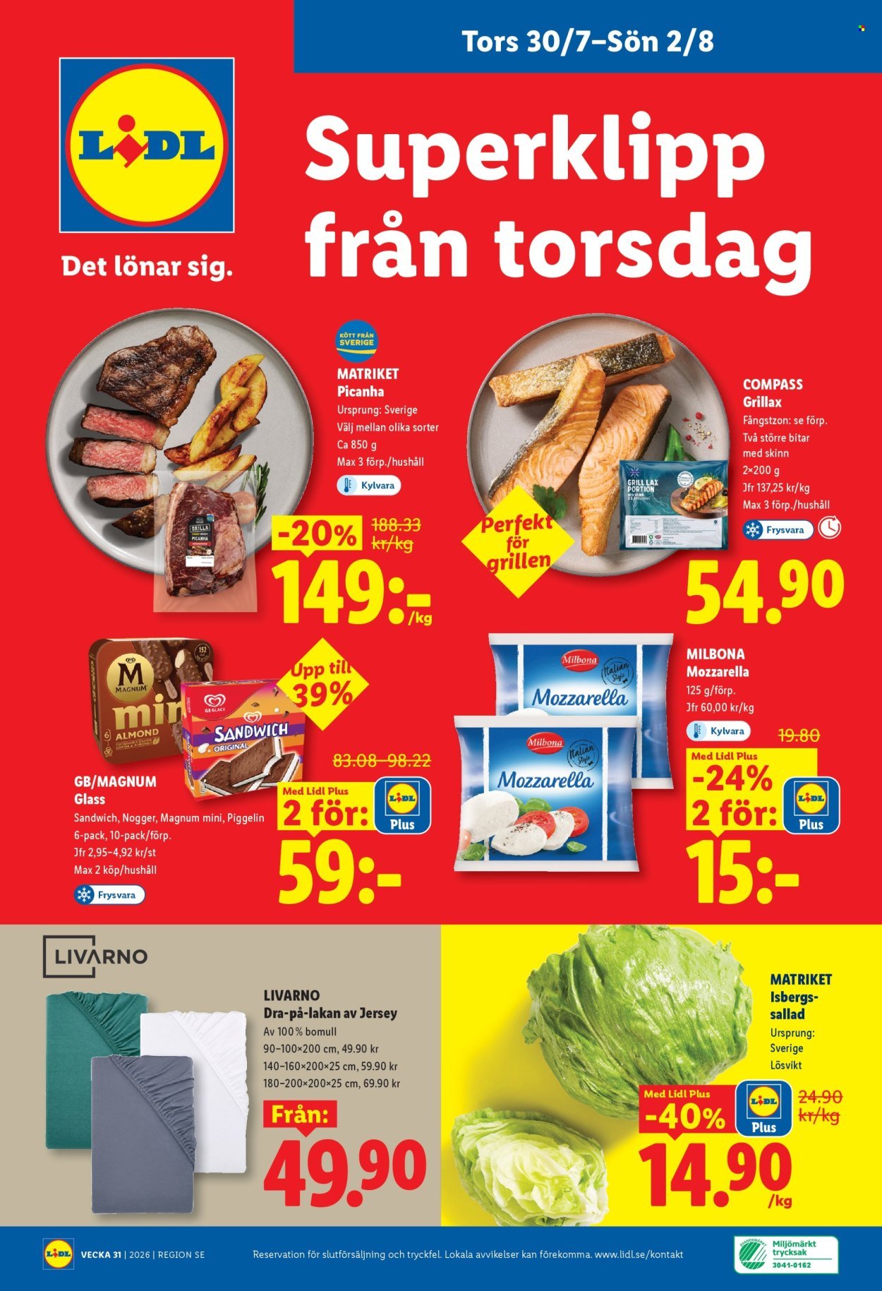 LIDL reklamblad - ERBJUDANDEN VECKA 31