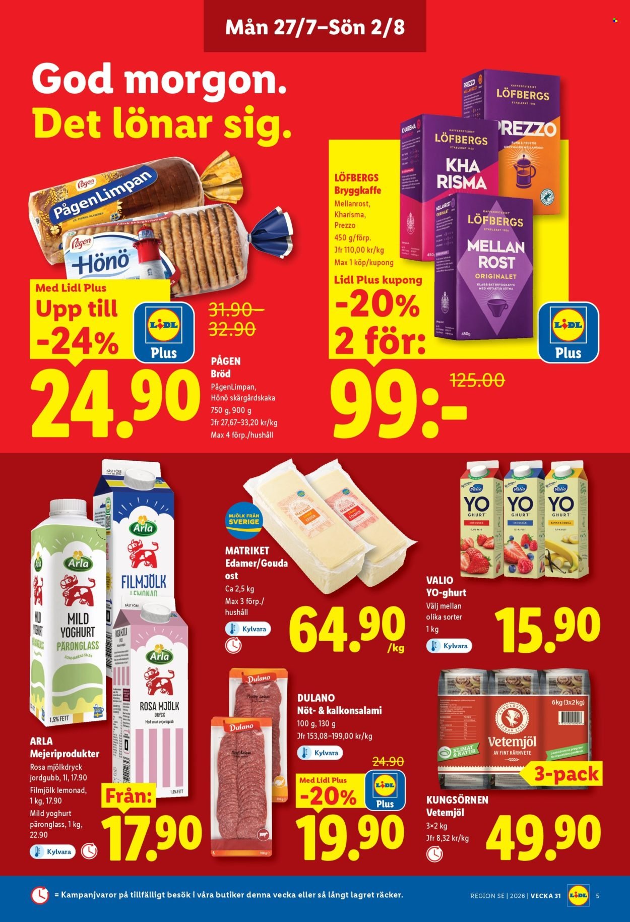 LIDL reklamblad - ERBJUDANDEN VECKA 31