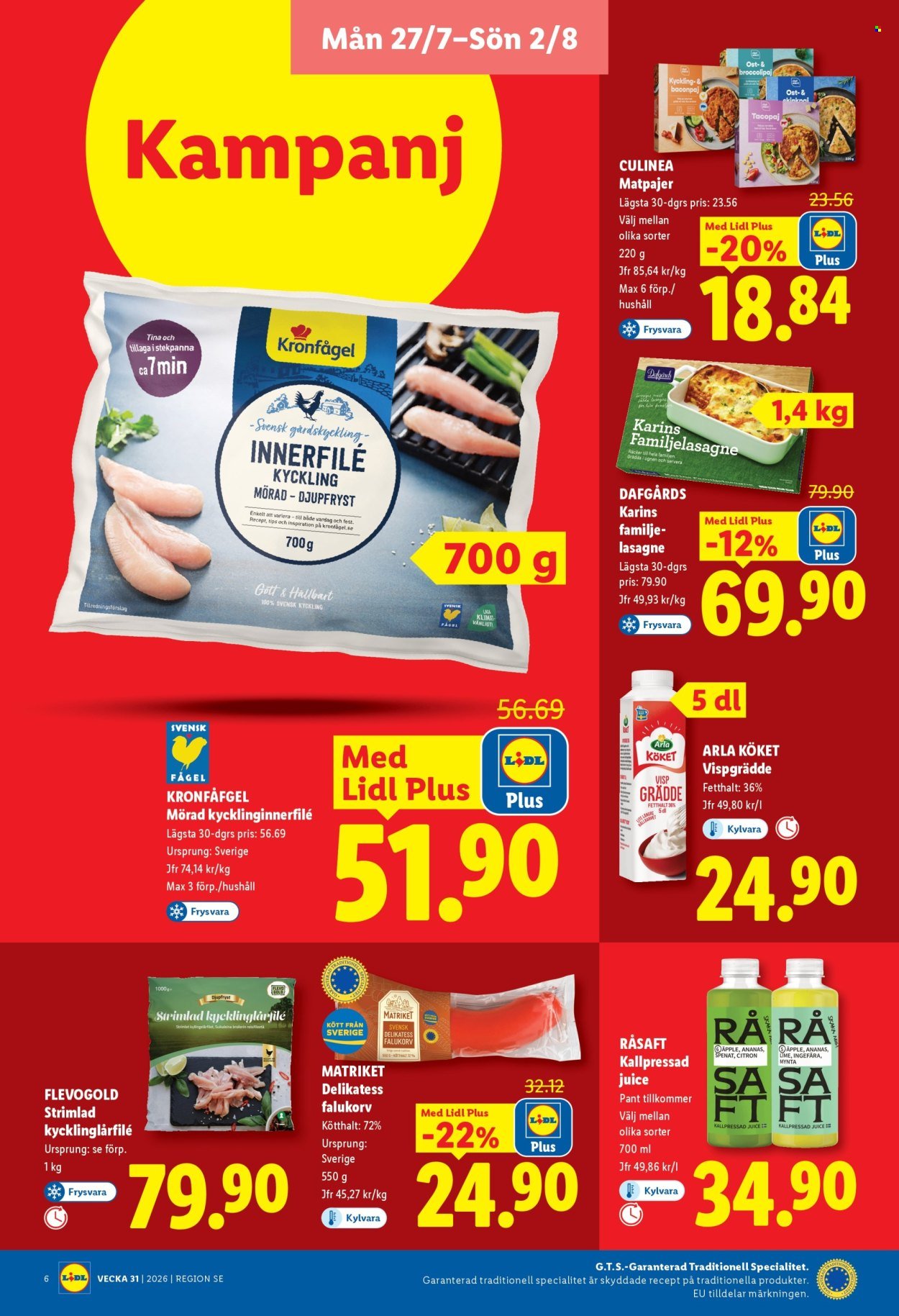 LIDL reklamblad - ERBJUDANDEN VECKA 31