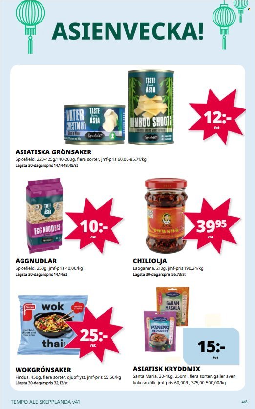 TEMPO reklamblad - T.o.m. måndag 05/10 2026