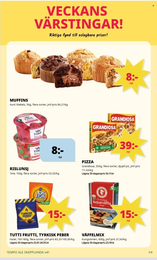 TEMPO reklamblad - T.o.m. måndag 05/10 2026