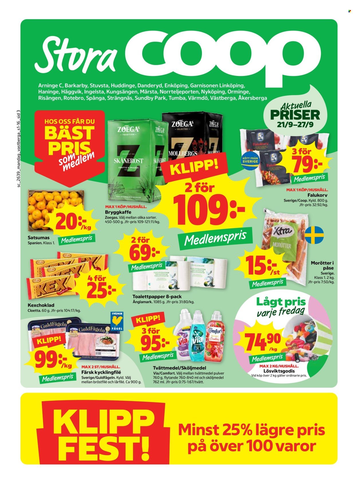 STORA COOP reklamblad - T.o.m. måndag 21/09 2026