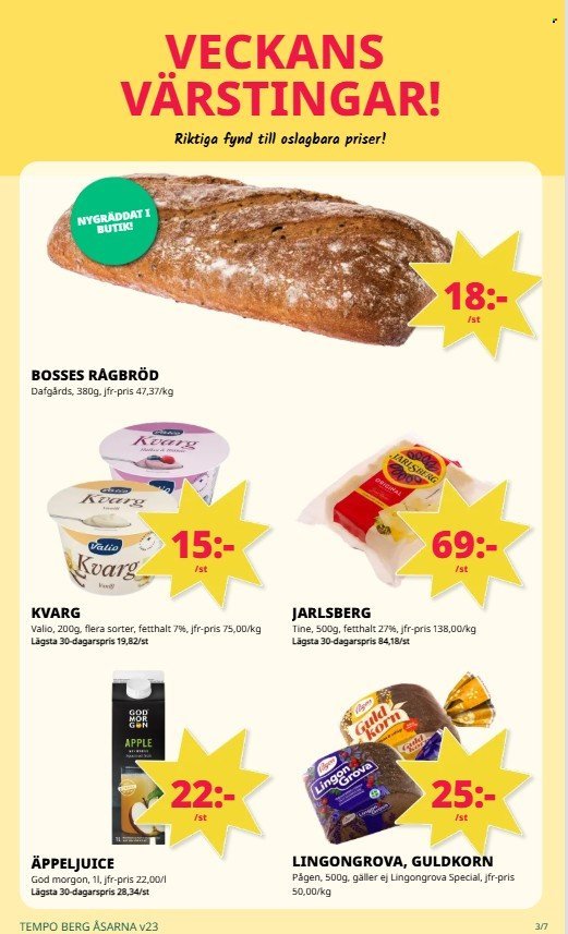 TEMPO reklamblad - T.o.m. måndag 01/06 2026