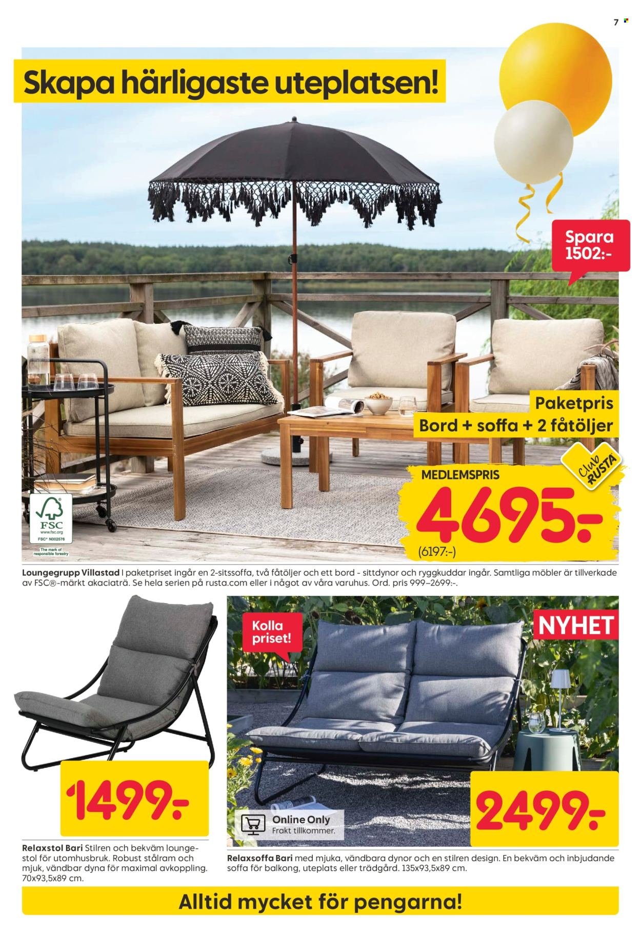 RUSTA reklamblad - T.o.m. måndag 13/04 2026