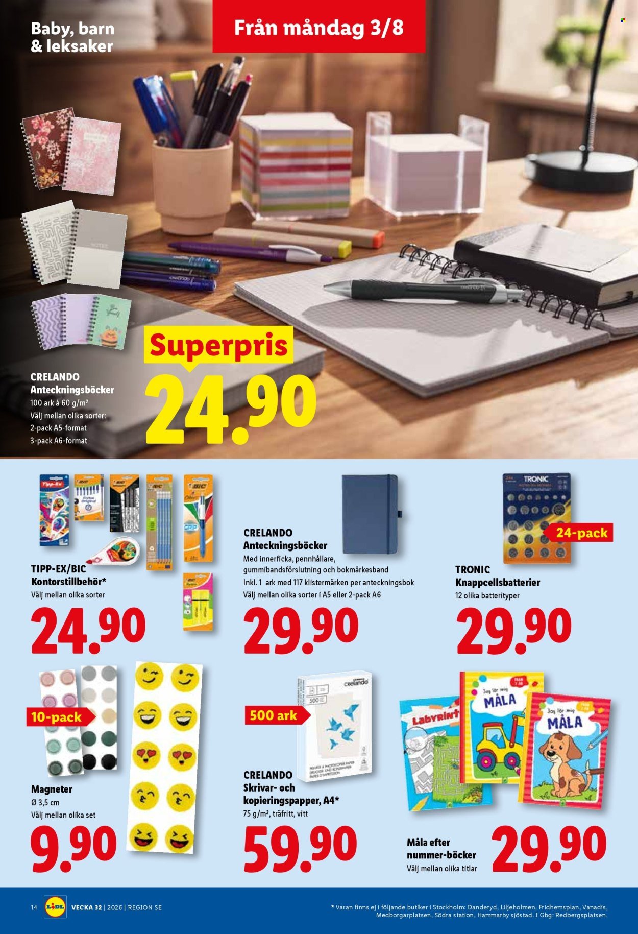 LIDL reklamblad - ERBJUDANDEN VECKA 32