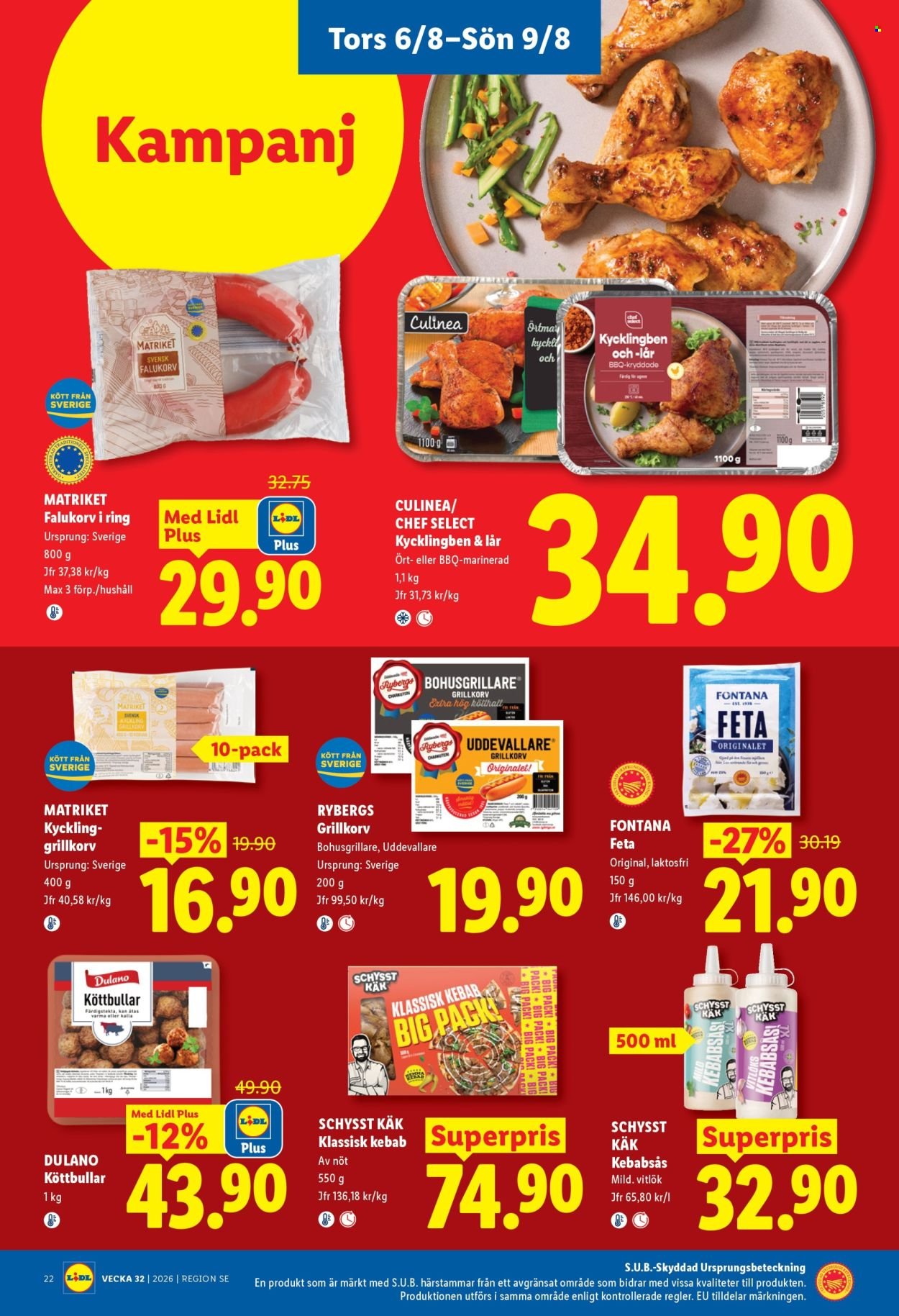 LIDL reklamblad - ERBJUDANDEN VECKA 32