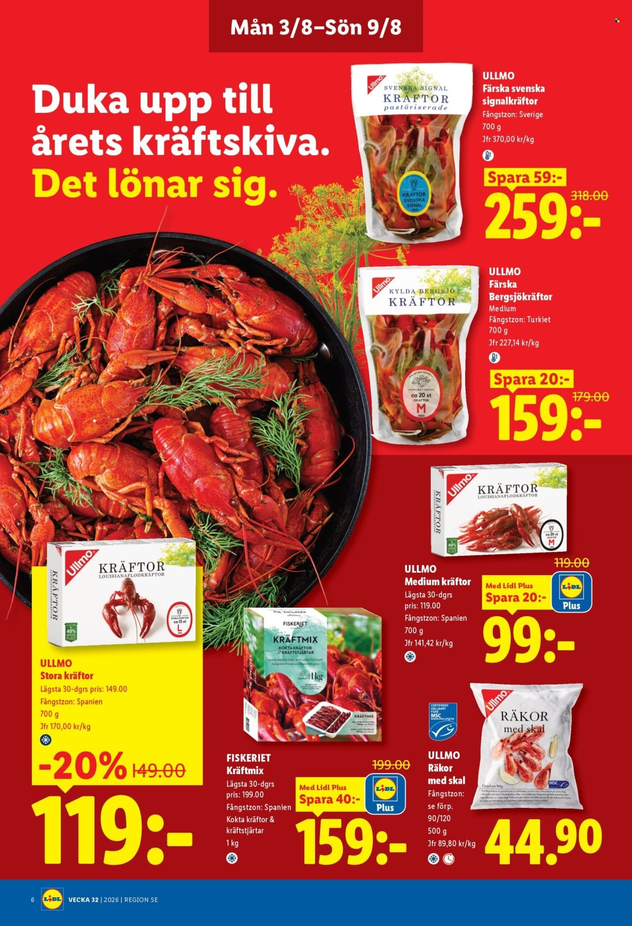 LIDL reklamblad - ERBJUDANDEN VECKA 32