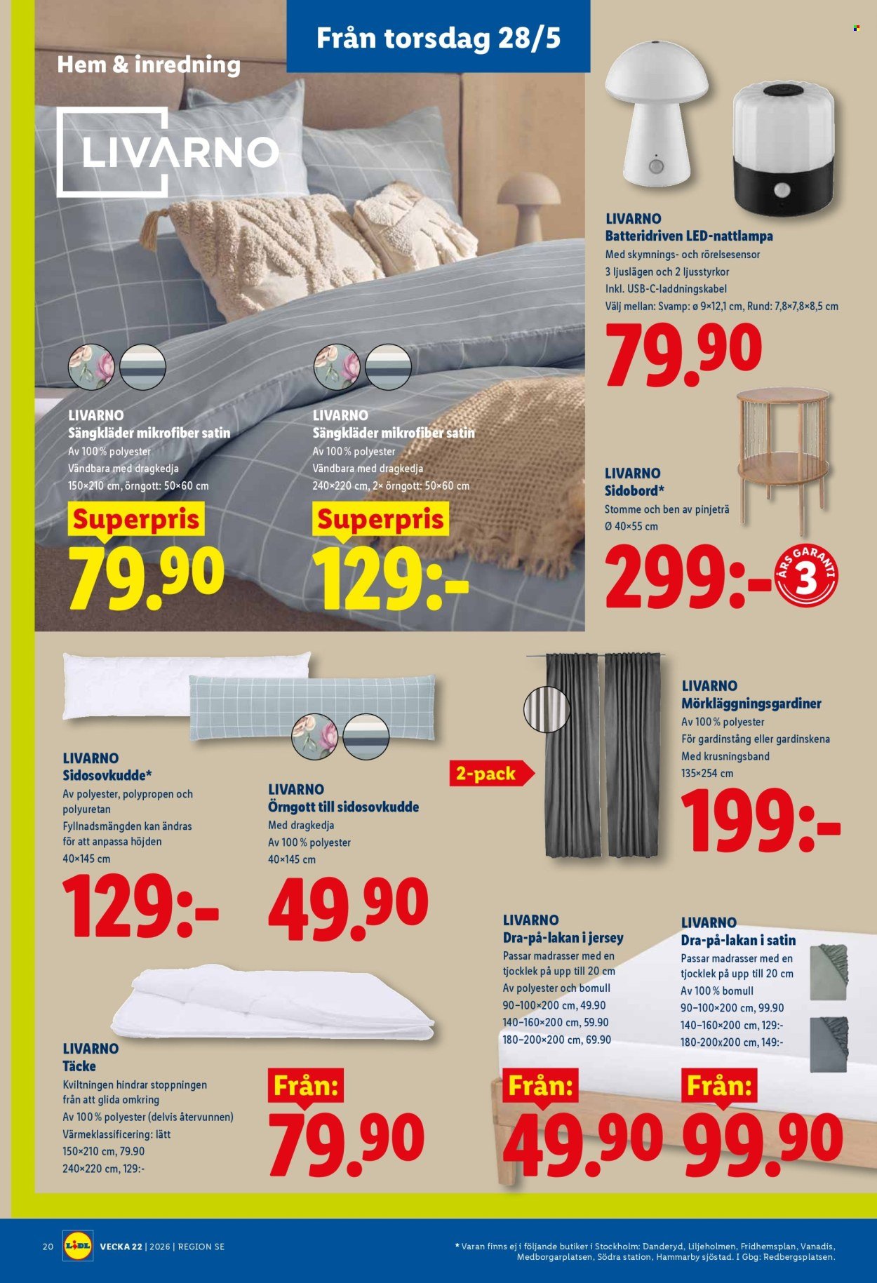LIDL reklamblad - ERBJUDANDEN VECKA 22