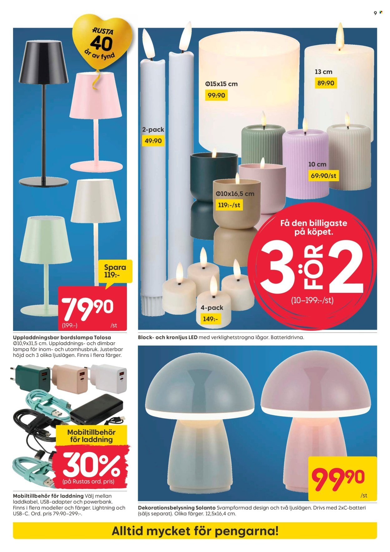 RUSTA reklamblad - T.o.m. måndag 17/08 2026