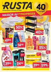 RUSTA reklamblad - T.o.m. måndag 17/08 2026