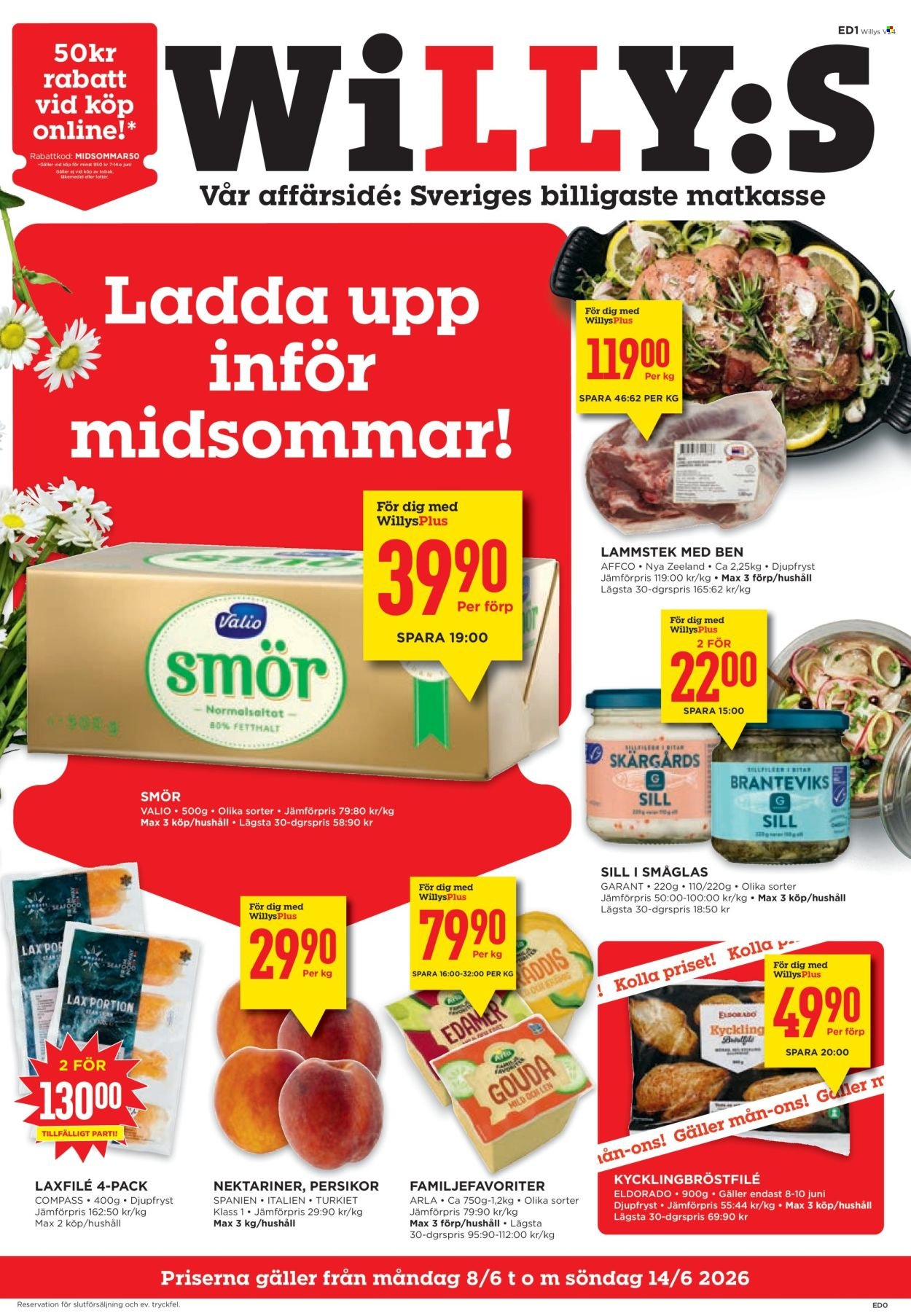 WILLYS reklamblad - T.o.m. måndag 08/06 2026