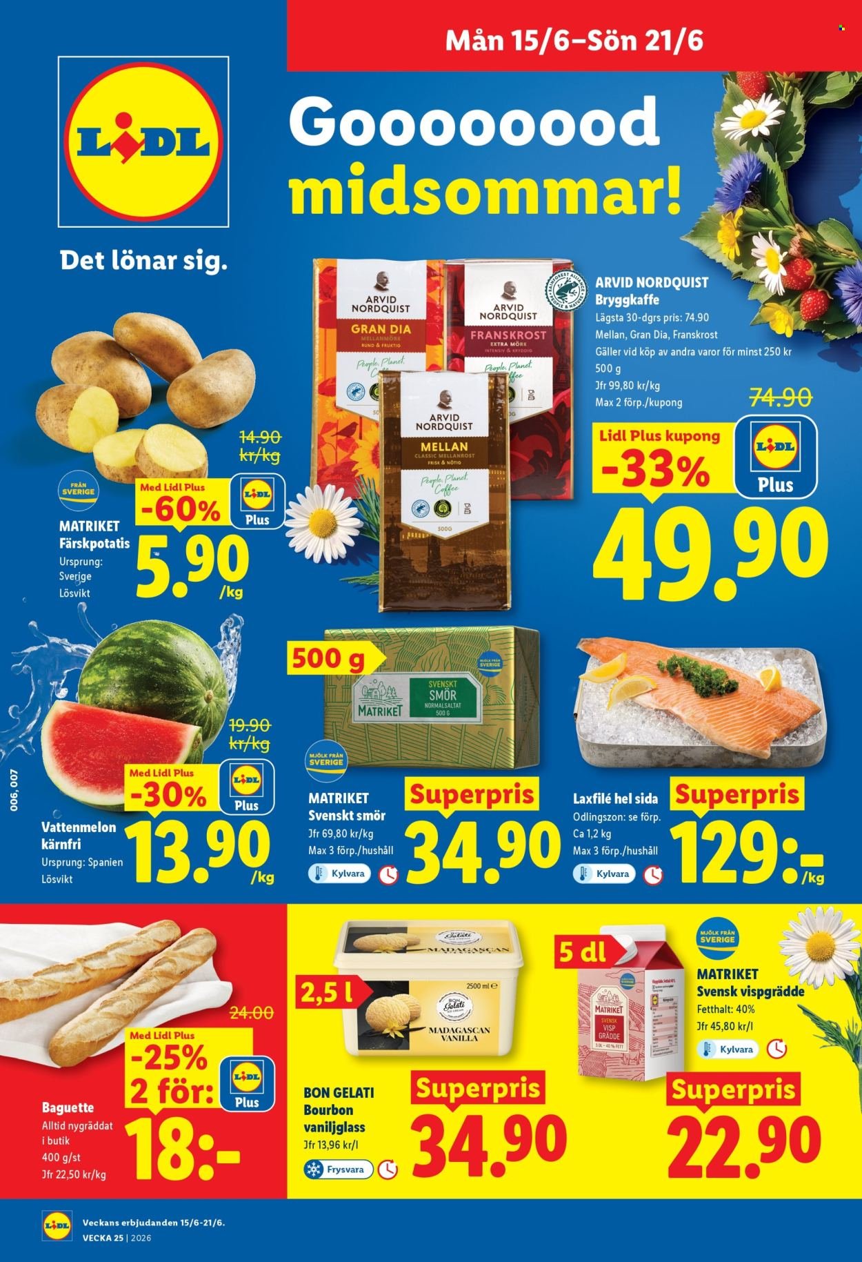 LIDL reklamblad - ERBJUDANDEN VECKA 25