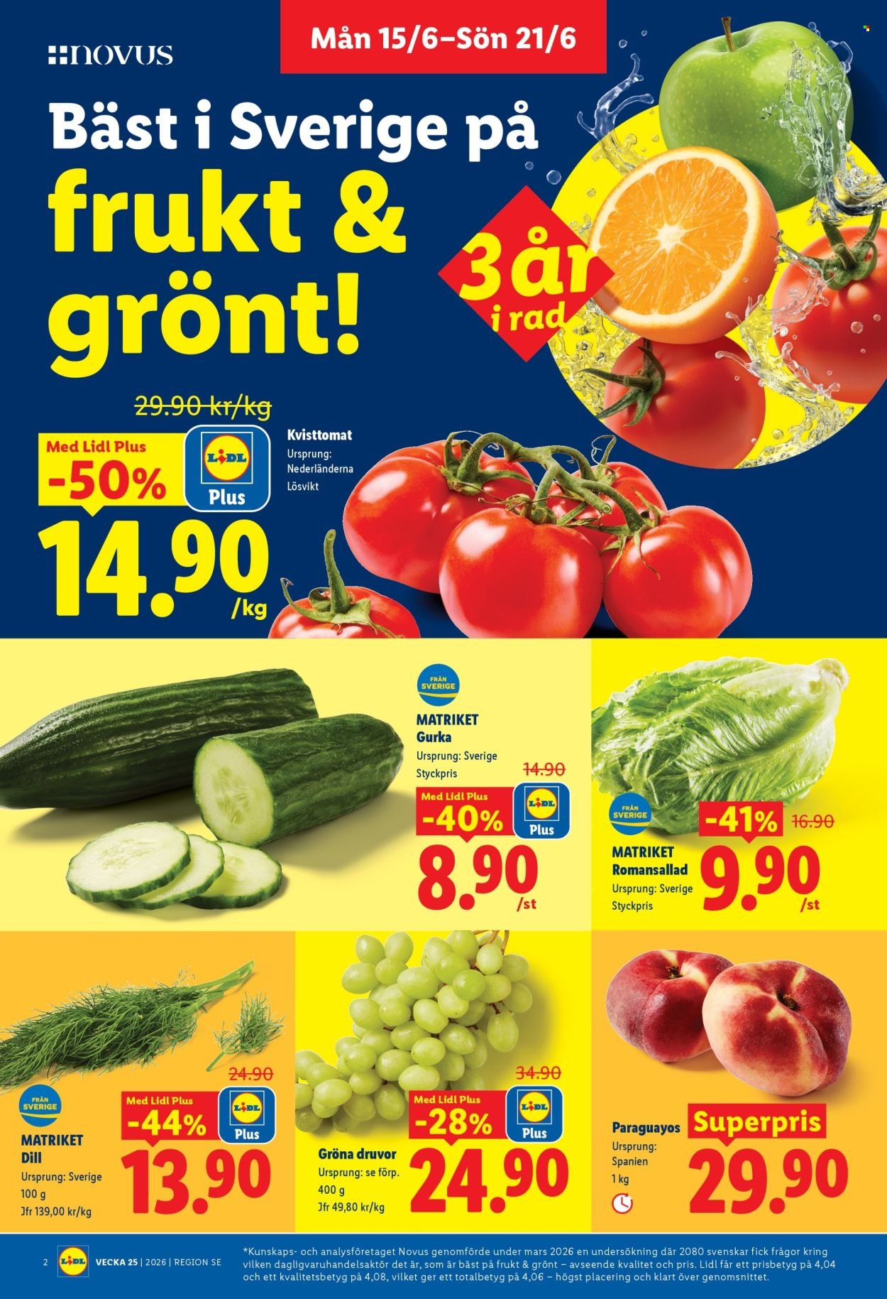 LIDL reklamblad - ERBJUDANDEN VECKA 25