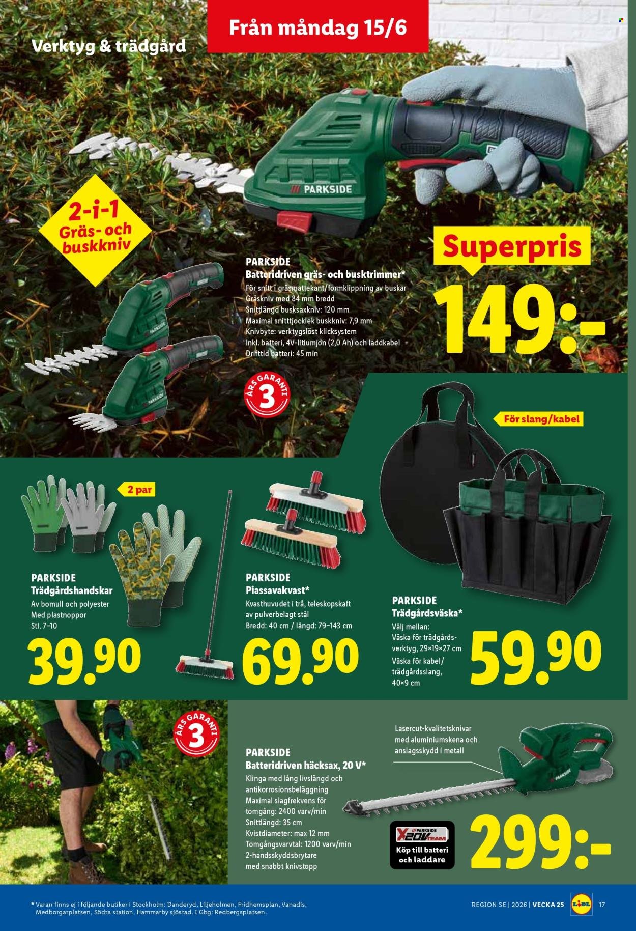 LIDL reklamblad - ERBJUDANDEN VECKA 25