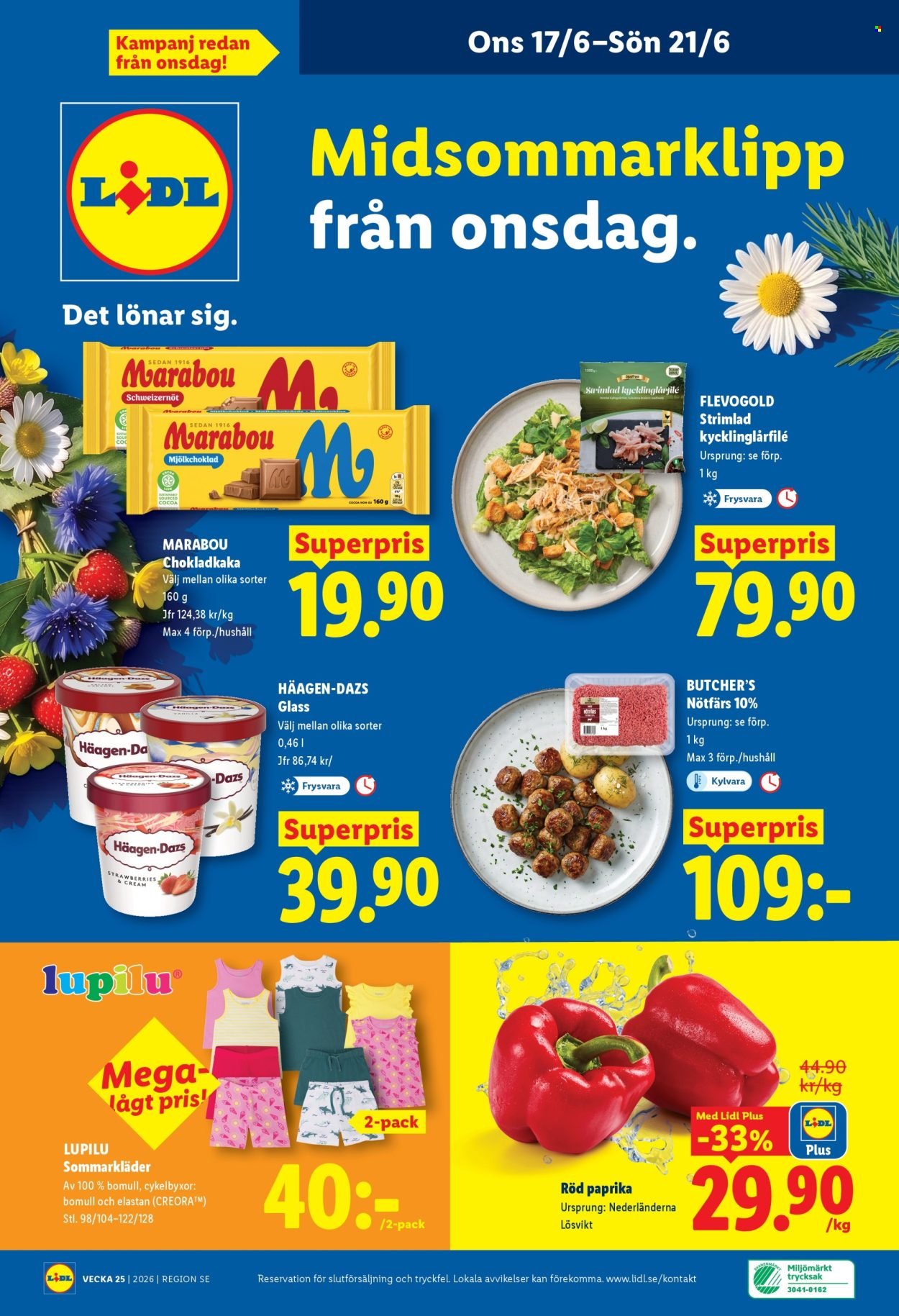 LIDL reklamblad - ERBJUDANDEN VECKA 25